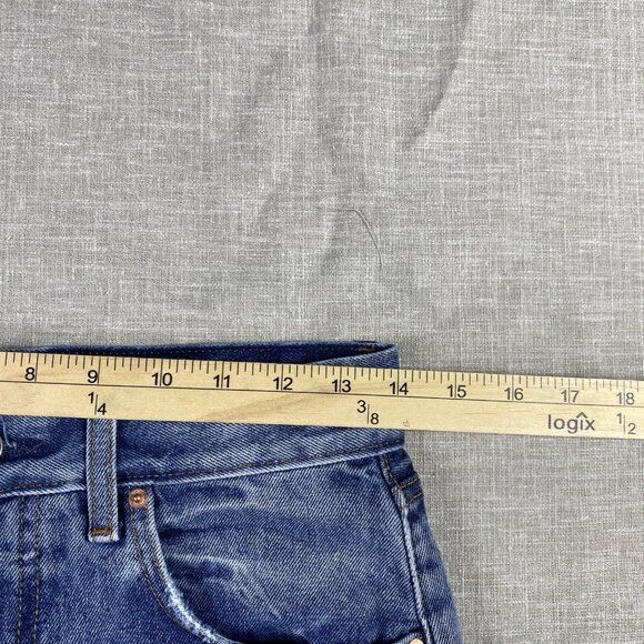 GRLFRND Jean Shorts 26 Jules Super High Rise‎ Cut Off Button Fly NEW - Picture 9 of 12